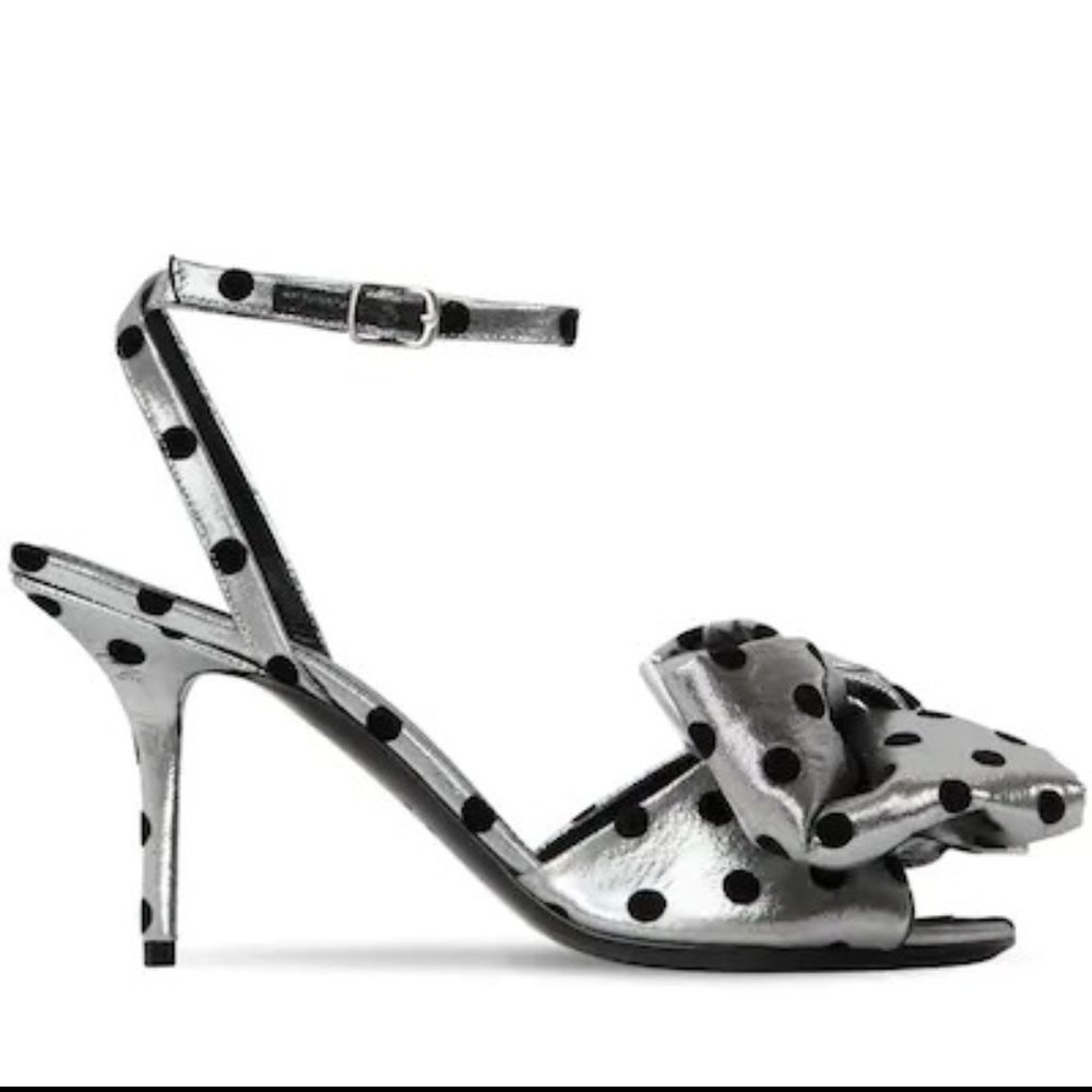 NWB Balenciaga Knife Polka Dot Bow Heels
